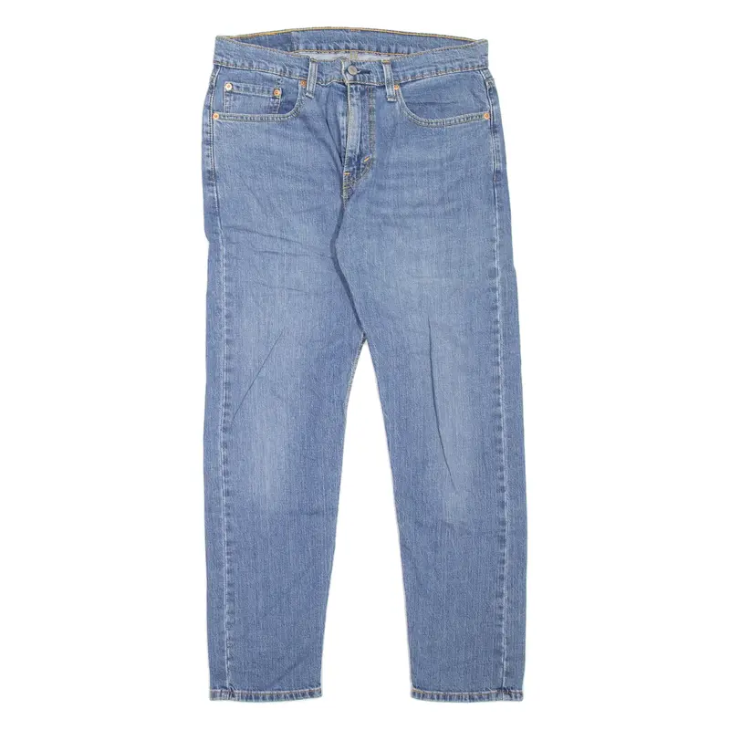 LEVI'S 502 Hi-Ball BIG E Mens Jeans Blue Regular Tapered W32 L29
