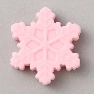 Snowflake Food Grade Eco-Friendly Silicone Beads