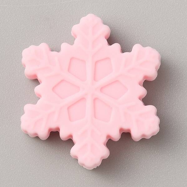 Snowflake Food Grade Eco-Friendly Silicone Beads