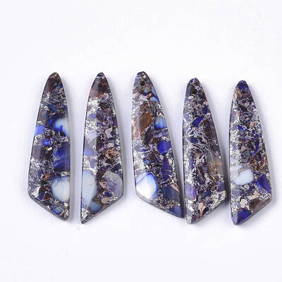 Synthetic Regalite/Imperial Jasper/Sea Sediment Jasper Pendants