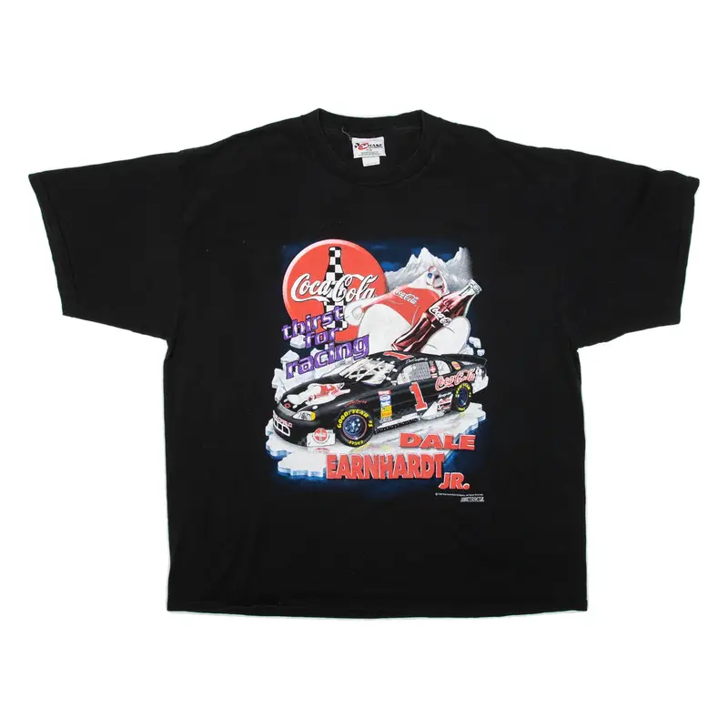 CHASE AUTHENTICS Nascar Dale Earnhardt JR. Mens T-Shirt Black 90s USA 2XL