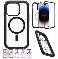Defender MagSafe Magnetic Case Cover for iPhone 16/15/14/13/Plus/Pro/Pro Max - Rugged Shockproof Protection Casing with Durab...