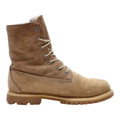 TIMBERLAND Lace-Up Boots Brown Leather Womens UK 7