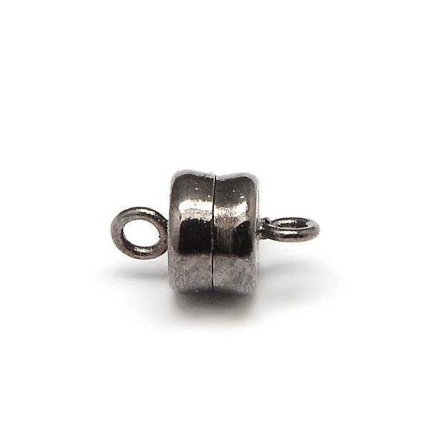 Column Brass Magnetic Clasps with Loops