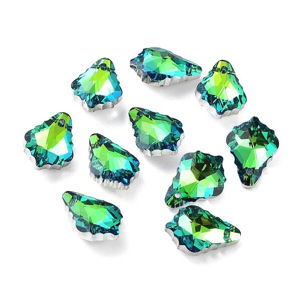 AB Color Plated Electroplate Glass Pendants
