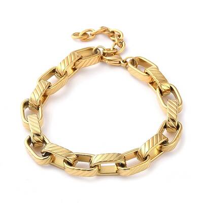 304 Stainless Steel Box Chain Bracelet