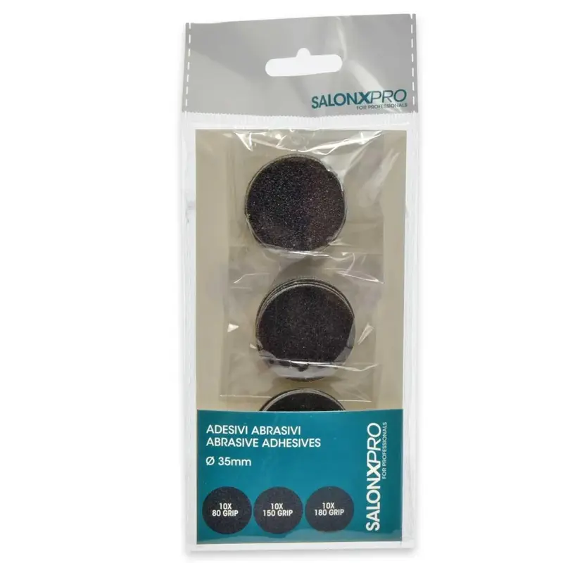 30 adhesive sanding discs Ø 35 10 pcs grit 80 - 10 pcs grit 150 - 10 pcs grit 180
