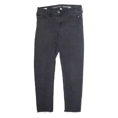 CALVIN KLEIN Jeans Black Denim Slim Skinny Womens W30 L26