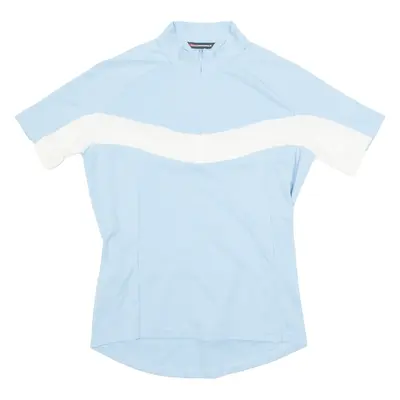 F.LLI CAMPAGNOLO Cycling Womens Jersey Blue 1/4 Zip S