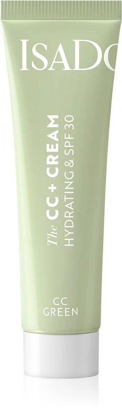 Isadora Cc + Cc Cream Moisturizing Spf 30 Color Cc Green 30 Ml