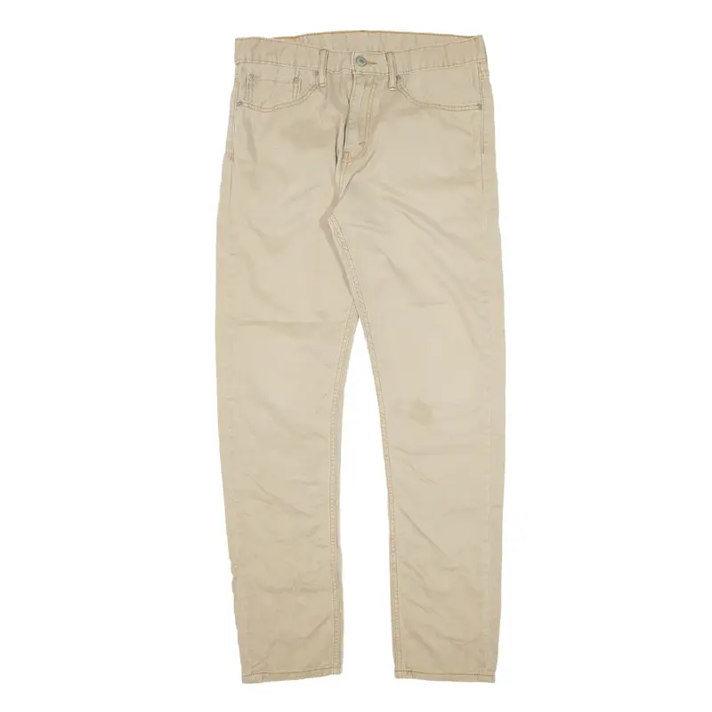 LEVI'S 508 Trousers Beige Regular Tapered Mens W32 L32