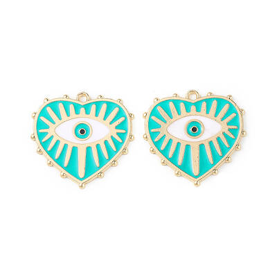 Rack Plating Alloy Enamel Pendants