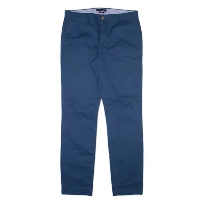 TOMMY HILFIGER Mens Trousers Blue Slim Straight W34 L34