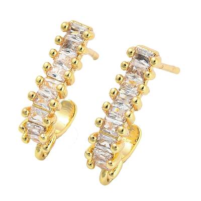 Brass Stud Earring Finding