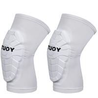 TUOY Padded Compression Knee Pads Knee Protection Pad (1 Pair) - Youth & Adult Sizes Protective Gear Elbow Guard Patella Brac...