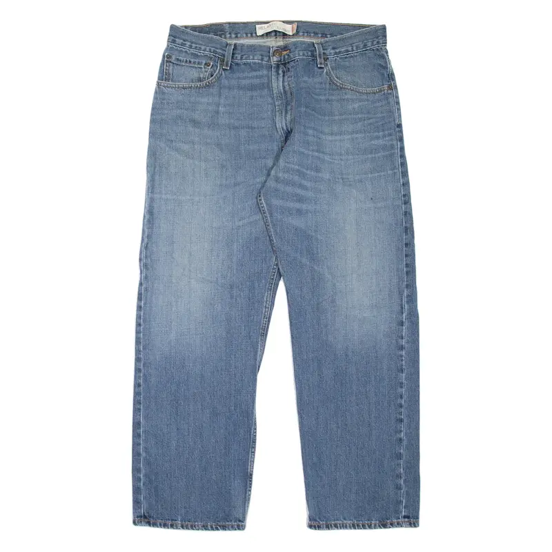 LEVI'S 559 Jeans Mens Blue Relaxed Straight Stone Wash W36 L30