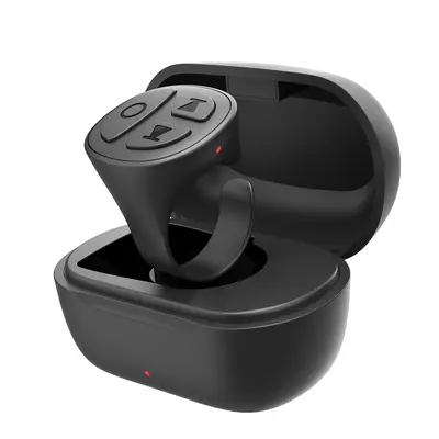 Ring Remote Control, Smart Phone Selfie Bluetooth-compatible Remote Control, Ring Page Turner for Kindle App, Phone Accessor...