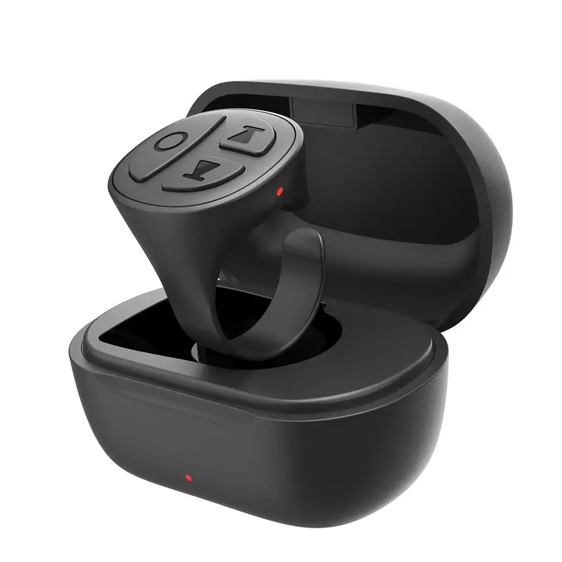 Ring Remote Control, Smart Phone Selfie Bluetooth-compatible Remote Control, Ring Page Turner for Kindle App, Phone Accessor...