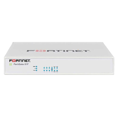 Fortinet FG-81F-BDL-950-60 | FortiGate 80F Series FG-81F 8 x Ports 1000Base-T + 2 x Ports RJ-45/SFP Shared Media WAN Wall-Mou...