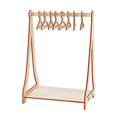 Coat Hanger Removable Wood Earring Displays