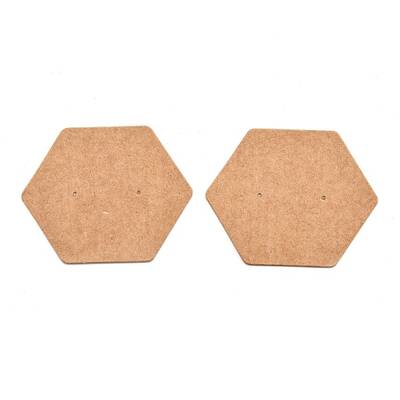 Kraft Paper Earring Displays Cards