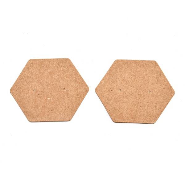 Kraft Paper Earring Displays Cards