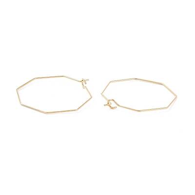 Ion Plating(IP) 316 Stainless Steel Hoop Earrings Findings