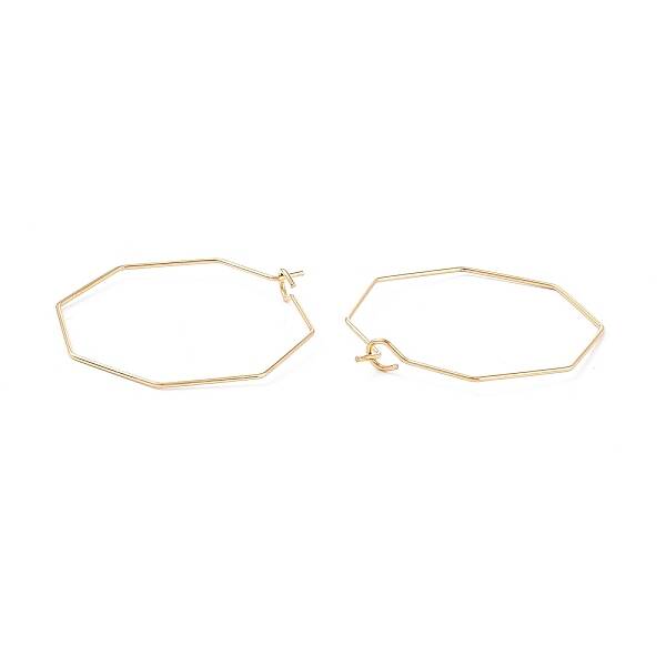 Ion Plating(IP) 316 Stainless Steel Hoop Earrings Findings