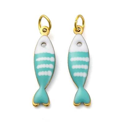 304 Stainless Steel Enamel Pendants