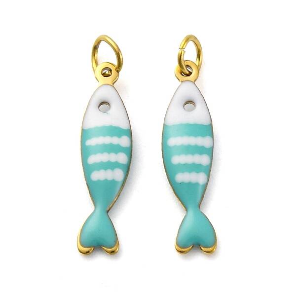 304 Stainless Steel Enamel Pendants