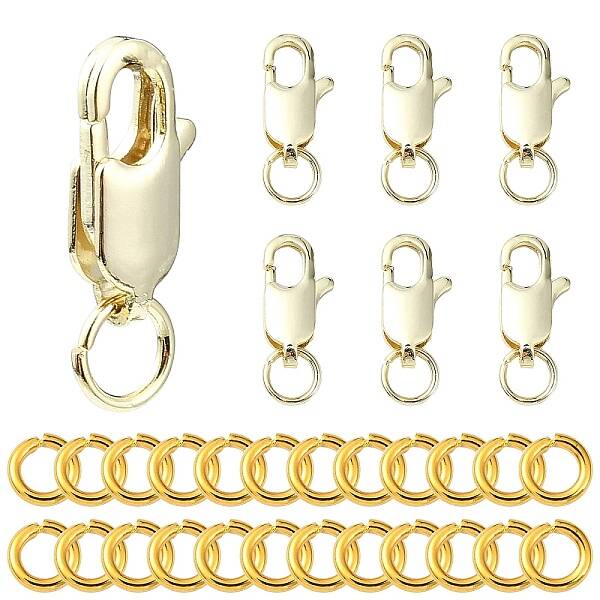 Brass Lobster Claw Clasps