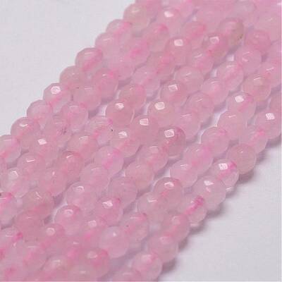 Natural Rose Quartz Beads Strands