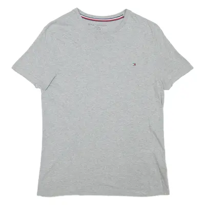 TOMMY HILFIGER Mens T-Shirt Grey XS