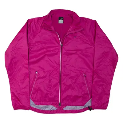 NIKE Clima Fit Windbreaker Jacket Purple Womens L