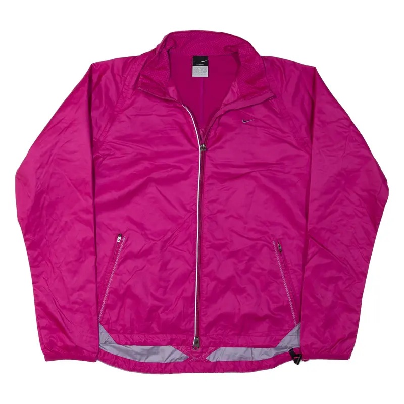 NIKE Clima Fit Windbreaker Jacket Purple Womens L