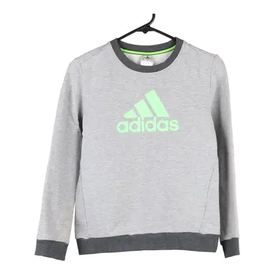 Age 11-12 Adidas Sweatshirt - Medium Grey Cotton