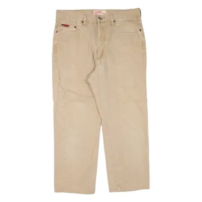 LEE COOPER Mens Trousers Beige Regular Straight W32 L24