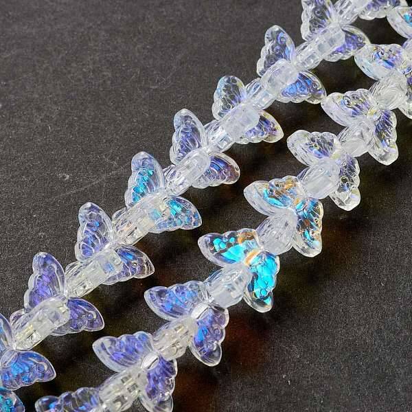 Transparent Glass Beads Strand