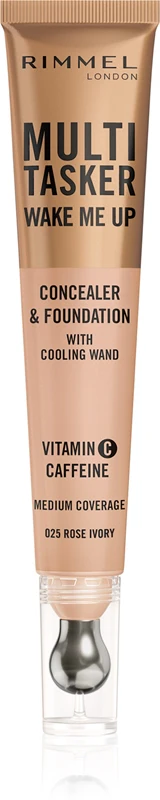 Rimmel Multi Tasker Wake Me Up Concealer & Foundation - Concealer 20ml 025 Ivory Pink