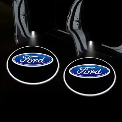 Auto-Sensing Car Welcome Lights - Door Activated HD Logo Projection for Night Entry & Garage Safety | Wireless Car Door Acces...