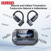 ERAZER XT82PRO Wireless Earbuds, Open-Ear Headphones, LED Lights Touchscreen, Ergonomic Ear Hooks, Ultra-Comfort, Snug Fit, H...