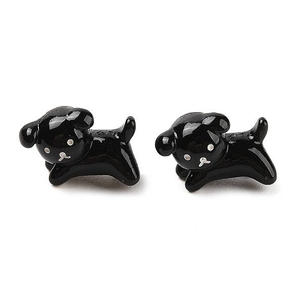 Open Resin Puppy Decoden Cabochons