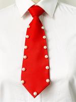 Solid Color Tie with Beads /rhinestone Decor, Plain Ties, Fashionable Necktie for Women & Men, Casual Versatile Accessories f...