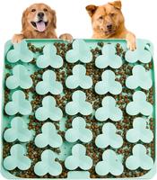 Puzzle Feeder Silicone Lick Mat Snuffle Mat for Dogs, Cats, Slow Feeder with Suction Cups, Dishwasher Safe, Enrichment Feedin...