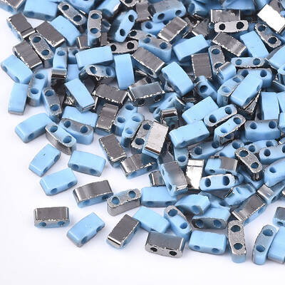 Electroplate Opaque Glass Seed Beads