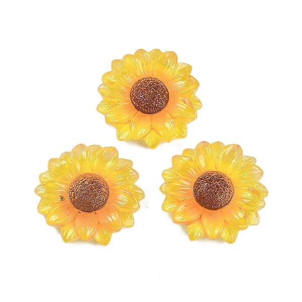 Flower Series Resin Cabochons