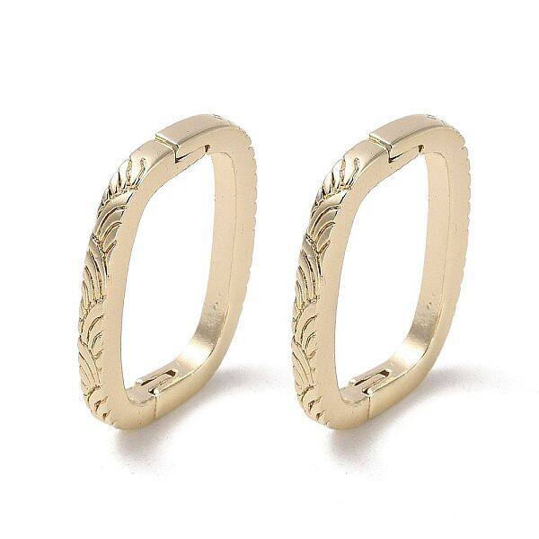 Brass Twister Clasps