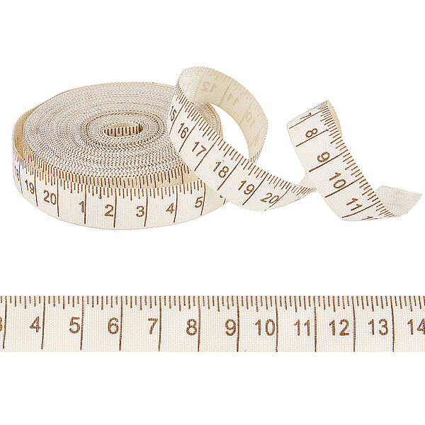10 Yards Printed Ruler Polyester Ribbon