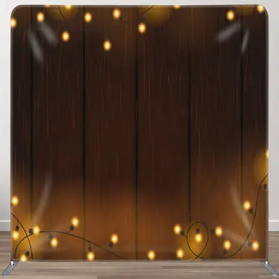 Aperturee Deep Wooden Board Warm Color Swivel Lights Backdrop - Aperturee