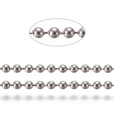 Tarnish Resistant 304 Stainless Steel Ball Chains